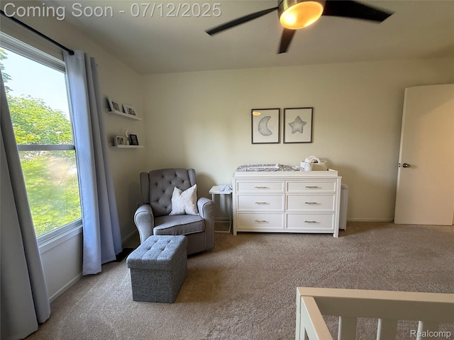 4178 Breckenridge Dr, West Bloomfield, MI 48322 - bedroom featuring carpet flooring and a ceiling fan