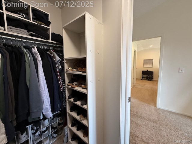 4178 Breckenridge Dr, West Bloomfield, MI 48322 - walk in closet with carpet flooring