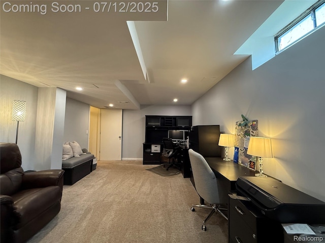 4178 Breckenridge Dr, West Bloomfield, MI 48322 - office featuring light carpet and recessed lighting