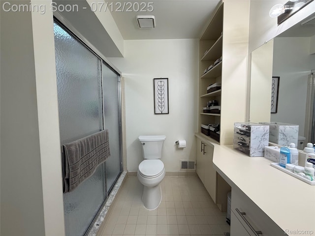 4178 Breckenridge Dr, West Bloomfield, MI 48322 - full bathroom with vanity, a shower stall, and tile patterned flooring
