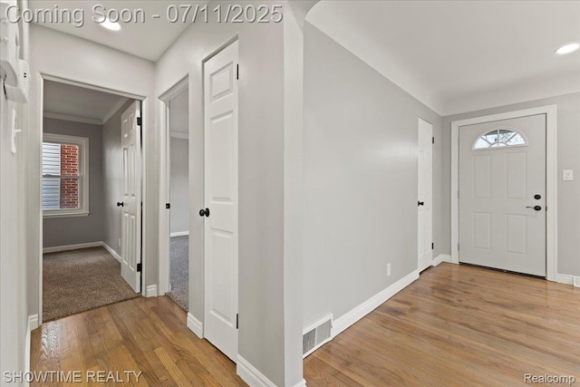 23041 Shakespeare Ave, Eastpointe, MI 48021 - entryway with wood finished floors and baseboards