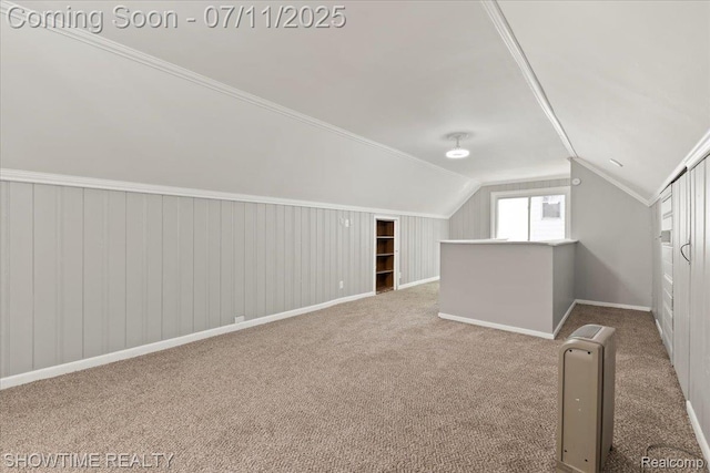 23041 Shakespeare Ave, Eastpointe, MI 48021 - additional living space featuring lofted ceiling and carpet flooring