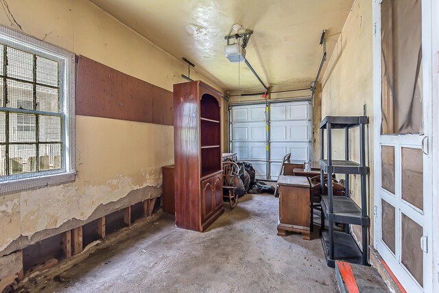 303 Wesley St, Ann Arbor, MI 48103 - garage featuring a garage door opener