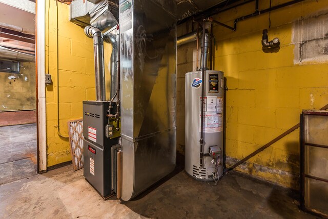 303 Wesley St, Ann Arbor, MI 48103 - utilities featuring water heater and heating unit