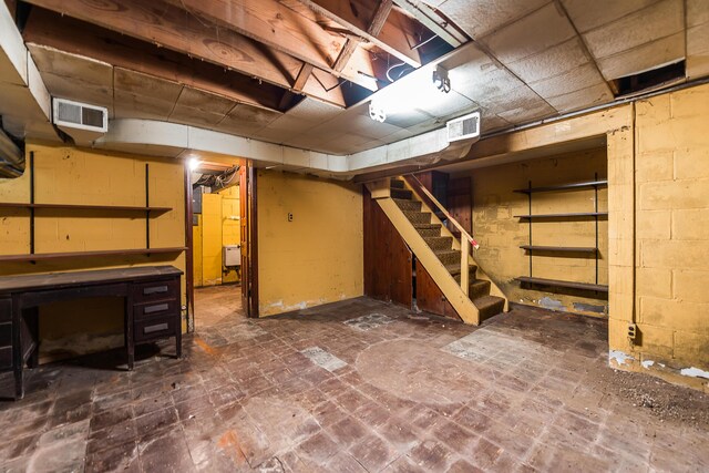 303 Wesley St, Ann Arbor, MI 48103 - basement featuring stairway