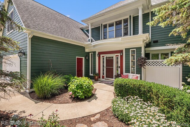 16344 Waterview Ln, Linden, MI 48451 - view of front of home featuring roof with shingles