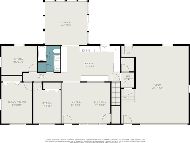 19160 Glendale Cir, Spring Lake, MI 49456 - view of floor plan / room layout
