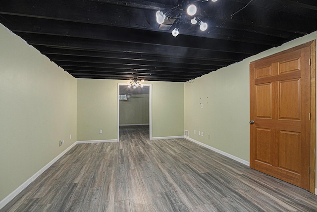 19160 Glendale Cir, Spring Lake, MI 49456 - finished below grade area with wood finished floors and baseboards