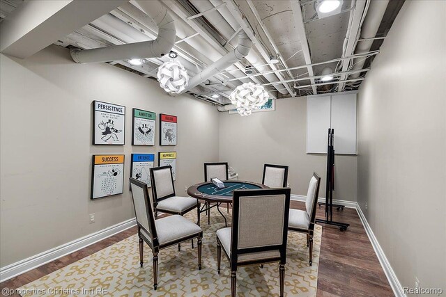 364 Chesterfield Ave, Birmingham, MI 48009 - dining room featuring wood finished floors and baseboards