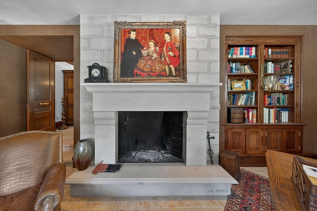 3420 Grange Rd, Berrien Springs, MI 49103 - detailed view of a large fireplace