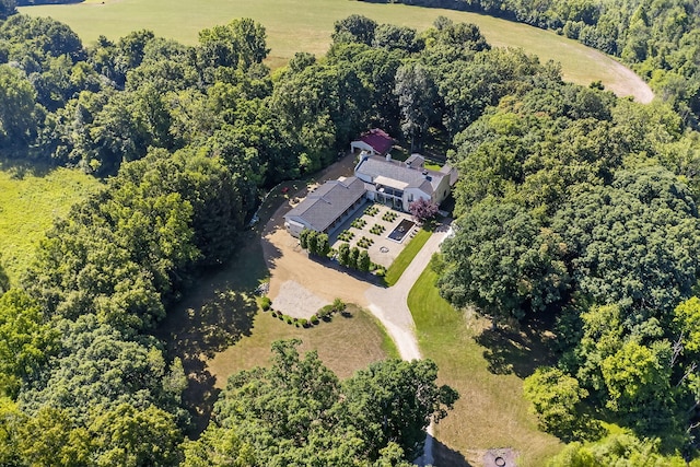 3420 Grange Rd, Berrien Springs, MI 49103 - aerial view of property and surrounding area with a forest