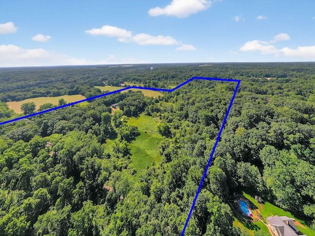 3420 Grange Rd, Berrien Springs, MI 49103 - view of property location with a heavily wooded area and property boundaries highlighted