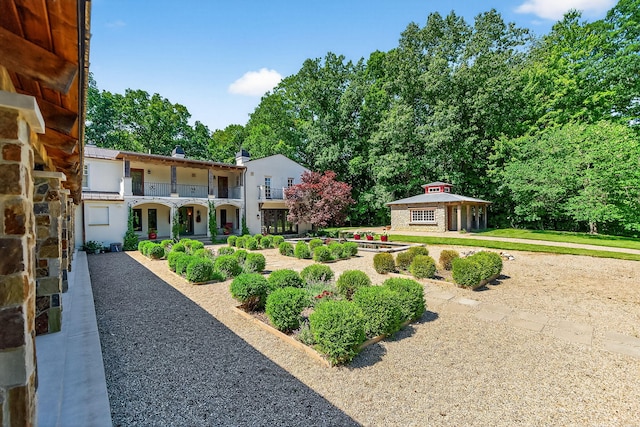 3420 Grange Rd, Berrien Springs, MI 49103 - view of yard with a balcony