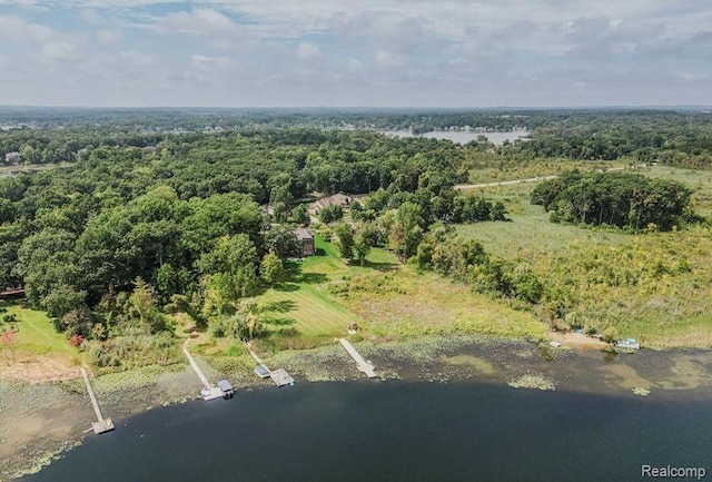 170 W Reed Lake Ct, Commerce Twp, MI 48390 - drone / aerial view of a heavily wooded area
