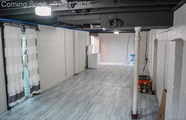 338 N Dr, Davison, MI 48423 - view of unfinished basement