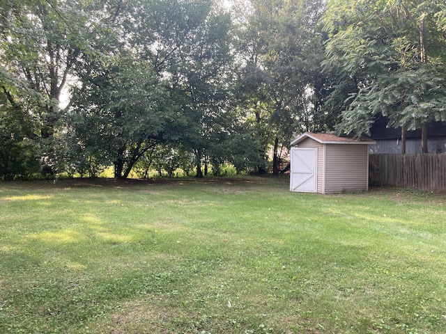 3607 Colby Ave SW, Wyoming, MI 49509 - view of yard with a storage unit
