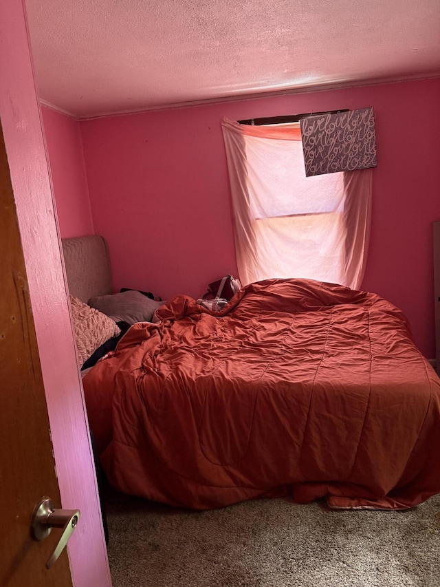 1993 Taube Ave, Benton Harbor, MI 49022 - bedroom with carpet and a textured ceiling