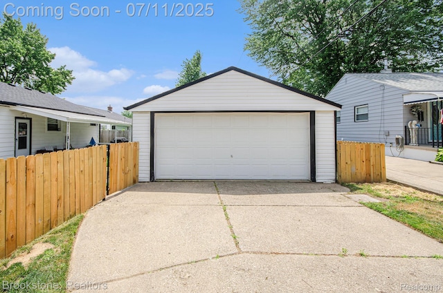 1510 S Harris Rd, Ypsilanti, MI 48198 - view of detached garage