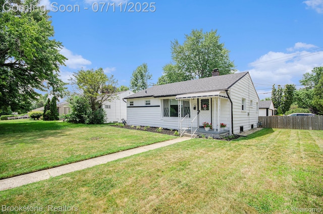 1510 S Harris Rd, Ypsilanti, MI 48198 - ranch-style home featuring a chimney and a shingled roof