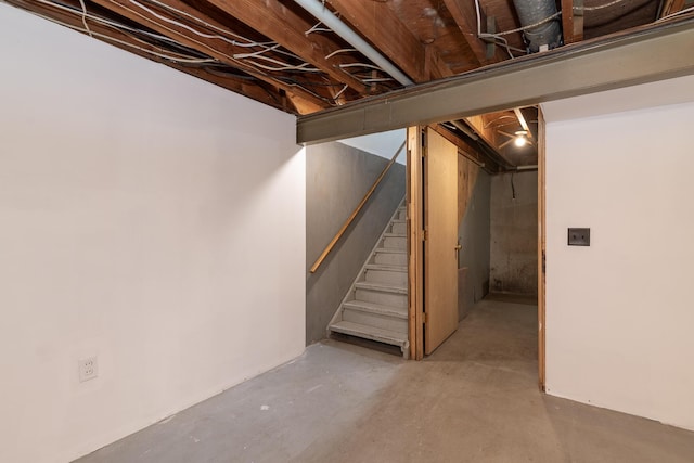 3026 Leigh Ave, Kalamazoo, MI 49048 - basement with stairway