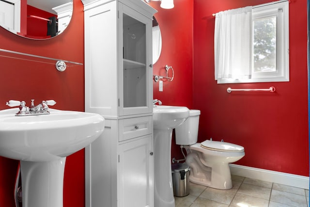 2017 Cumberland Dr, Brighton, MI 48114 - bathroom with tile patterned floors and a sink