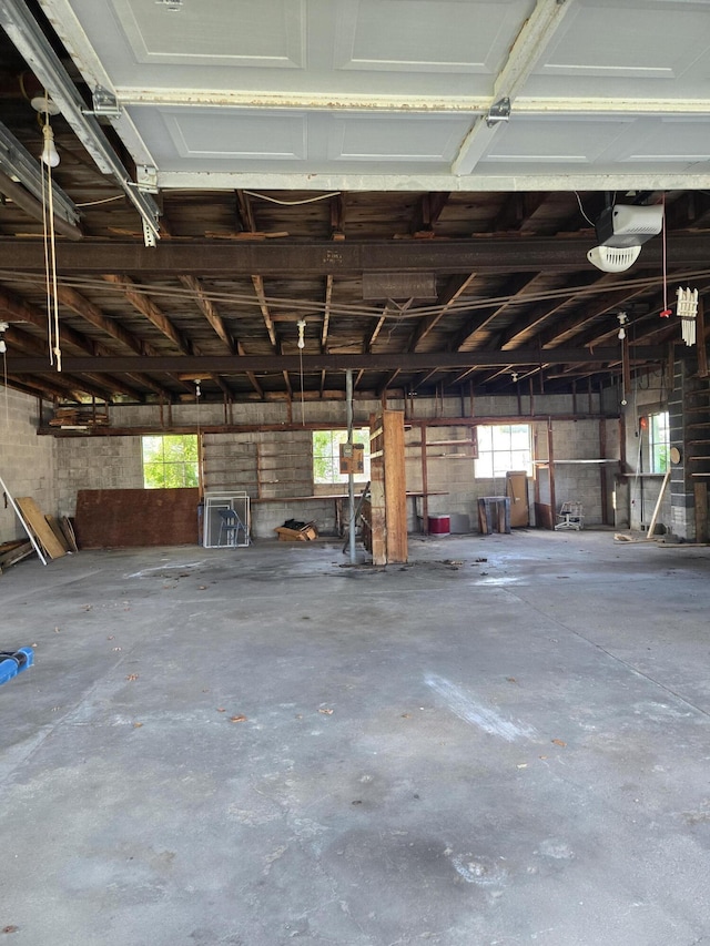 505 N Pine St, Evart, MI 49631 - garage with a garage door opener