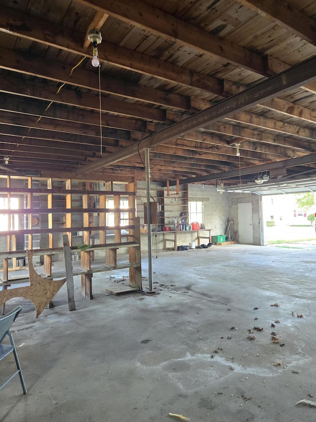 505 N Pine St, Evart, MI 49631 - view of garage