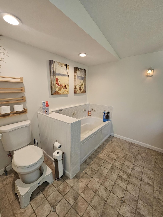 227 W Nelson St, Hastings, MI 49058 - full bathroom featuring a bath and recessed lighting