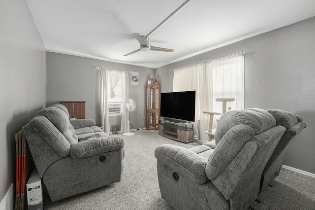 2620 Charlesgate Ave SW, Wyoming, MI 49509 - living area with carpet flooring and ceiling fan