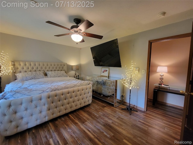 14373 Racho Blvd, Taylor, MI 48180 - bedroom featuring wood finished floors and ceiling fan