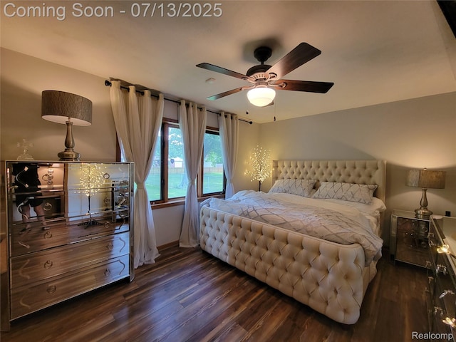 14373 Racho Blvd, Taylor, MI 48180 - bedroom featuring wood finished floors and ceiling fan