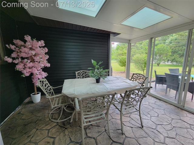 14373 Racho Blvd, Taylor, MI 48180 - sunroom / solarium with outdoor dining area