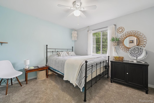 514 Sulley St, Waterford, MI 48327 - bedroom featuring light colored carpet and ceiling fan