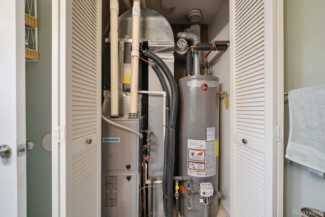 514 Sulley St, Waterford, MI 48327 - utility room with gas water heater