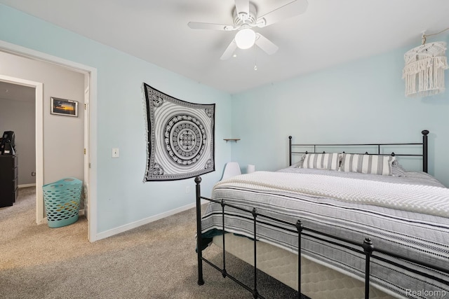 514 Sulley St, Waterford, MI 48327 - bedroom with carpet floors and a ceiling fan