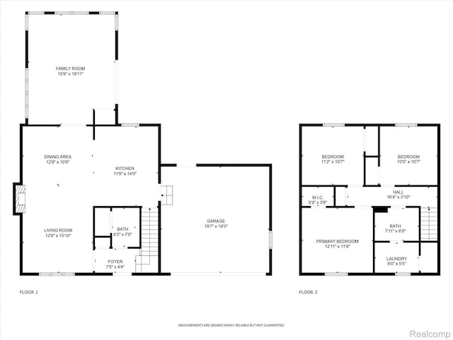 514 Sulley St, Waterford, MI 48327 - view of floor plan / room layout