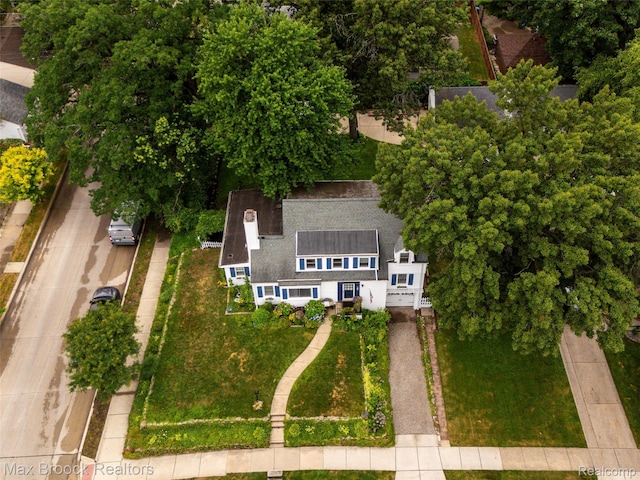 611 N Melborn St, Dearborn, MI 48128 - aerial view of property and surrounding area