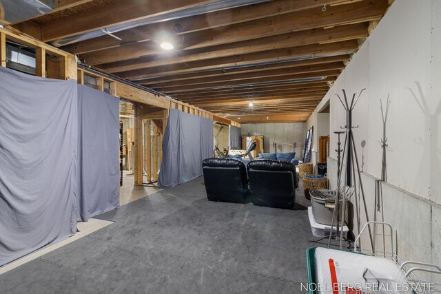 13462 Ravine View Dr, Grand Haven, MI 49417 - view of unfinished below grade area