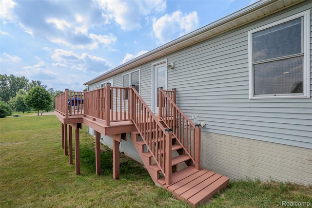 16017 Whippoorwill Ct, Manchester, MI 48158 - wooden terrace featuring a yard