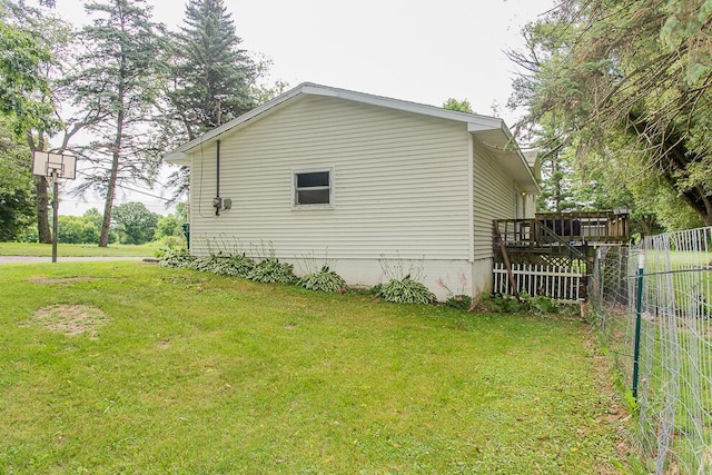 12345 Beadle Lake Rd, Battle Creek, MI 49014 - view of property exterior with a wooden deck