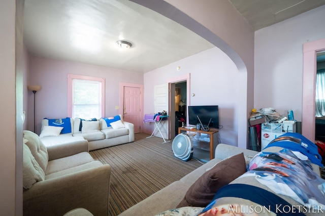945 Kalamazoo Ave SE, Grand Rapids, MI 49507 - living room with arched walkways