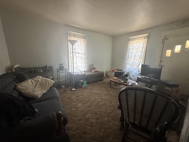 945 Kalamazoo Ave SE, Grand Rapids, MI 49507 - living room with carpet and an office area