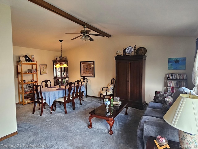4866 Elm Tree Ln, Warren, MI 48092 - dining area with carpet and a ceiling fan