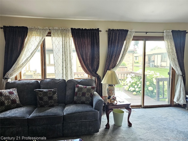 4866 Elm Tree Ln, Warren, MI 48092 - living area with carpet flooring