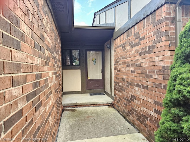 4866 Elm Tree Ln, Warren, MI 48092 - property entrance featuring brick siding