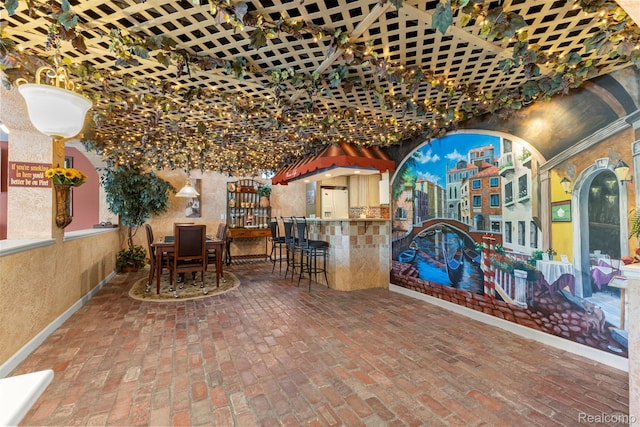 24065 Timber Creek Ln, Flat Rock, MI 48134 - view of patio / terrace with outdoor dining space