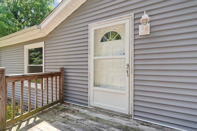 19905 N Ave, Battle Creek, MI 49017 - entrance to property featuring a deck