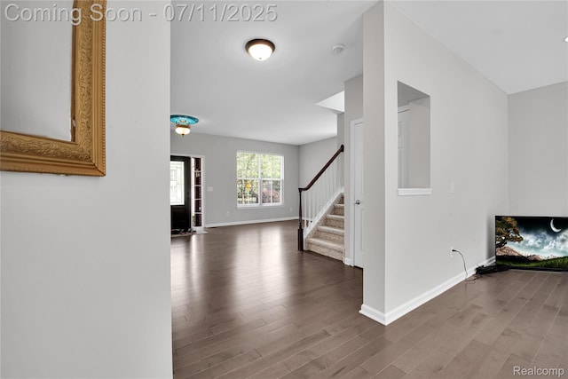 3454 Everett Dr, Rochester Hills, MI 48307 - entrance foyer featuring wood finished floors and stairs