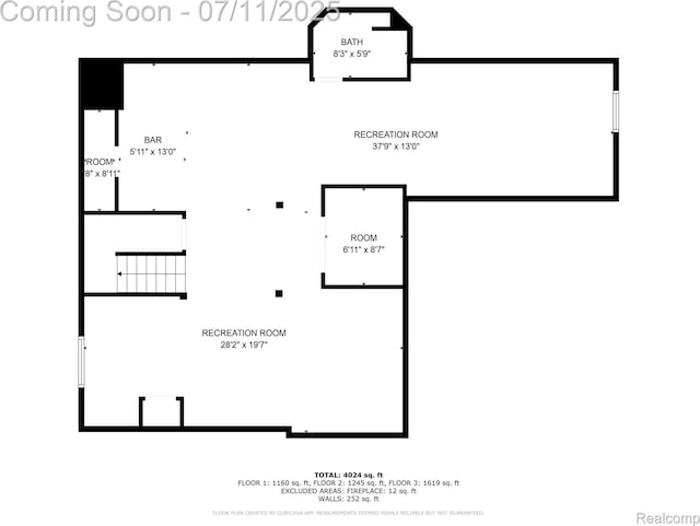 3454 Everett Dr, Rochester Hills, MI 48307 - view of property floor plan