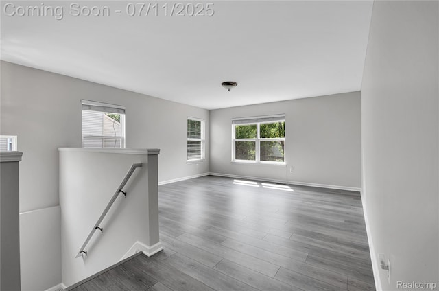 3454 Everett Dr, Rochester Hills, MI 48307 - spare room featuring dark wood-style flooring and baseboards